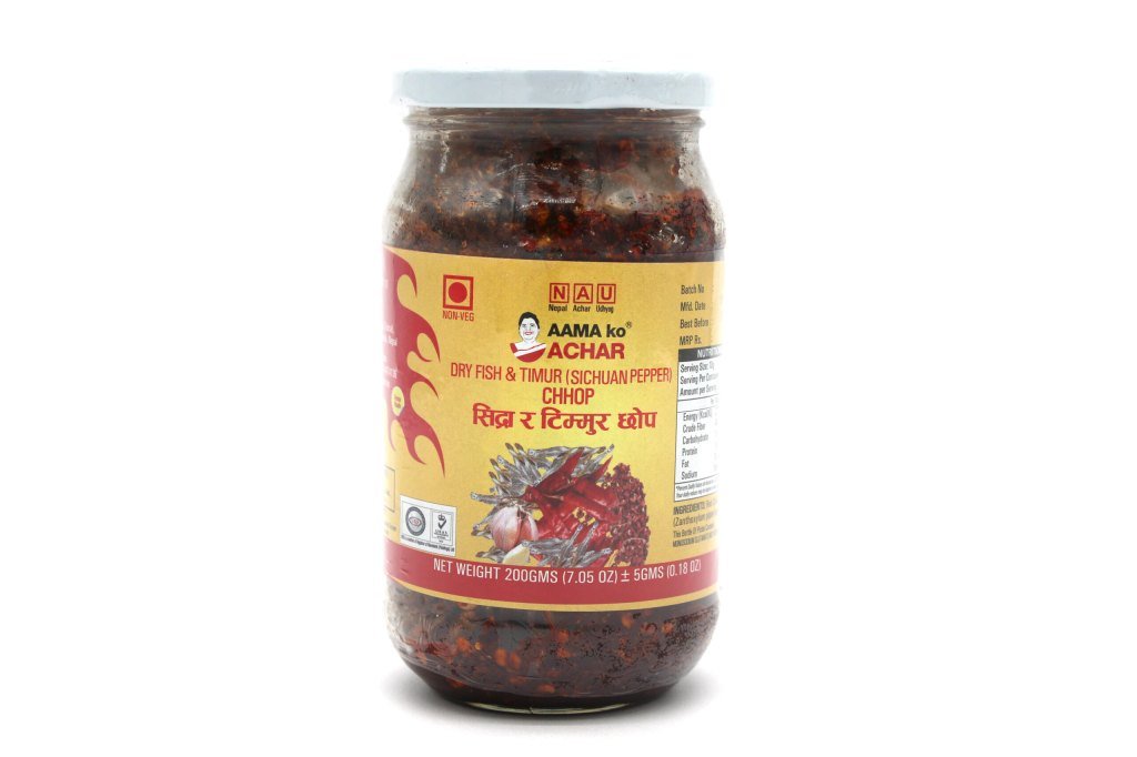 AAMA KO ACHAR DRY FISH & TIMUR CHHOP 200GM