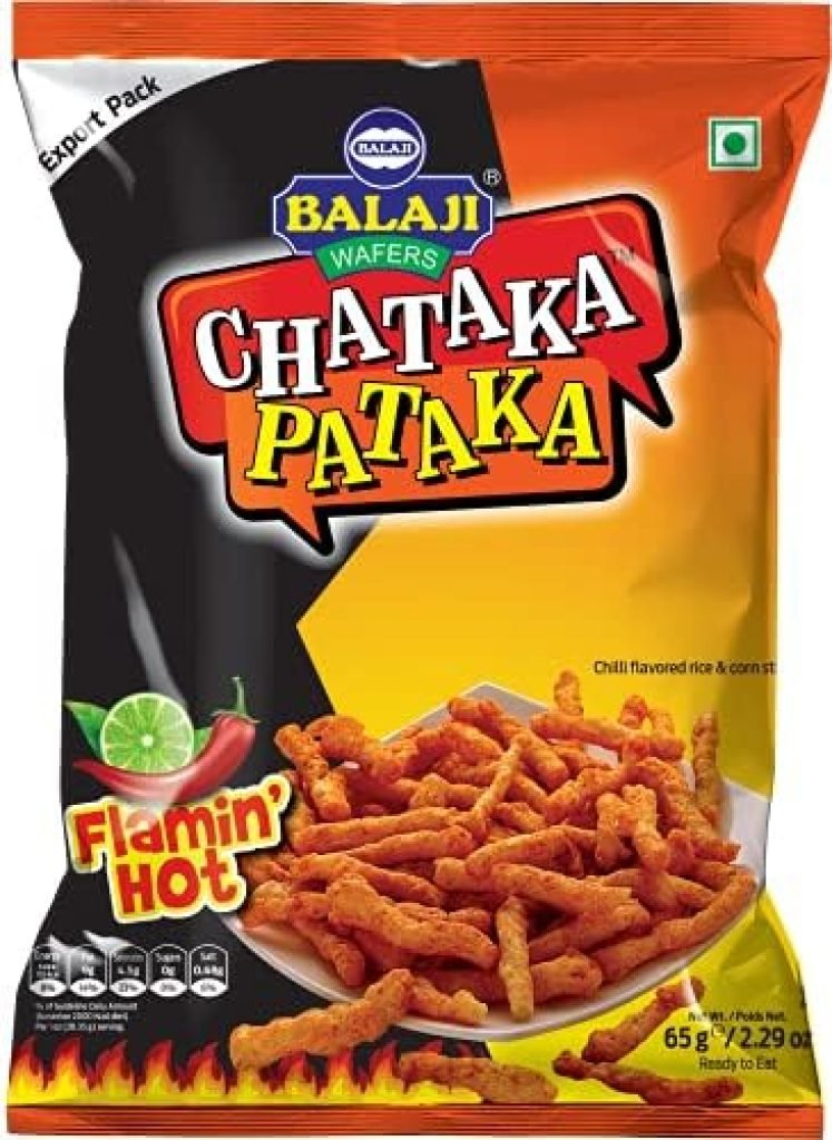 BALAJI FLAMIN HOT CHATAKA 65GM
