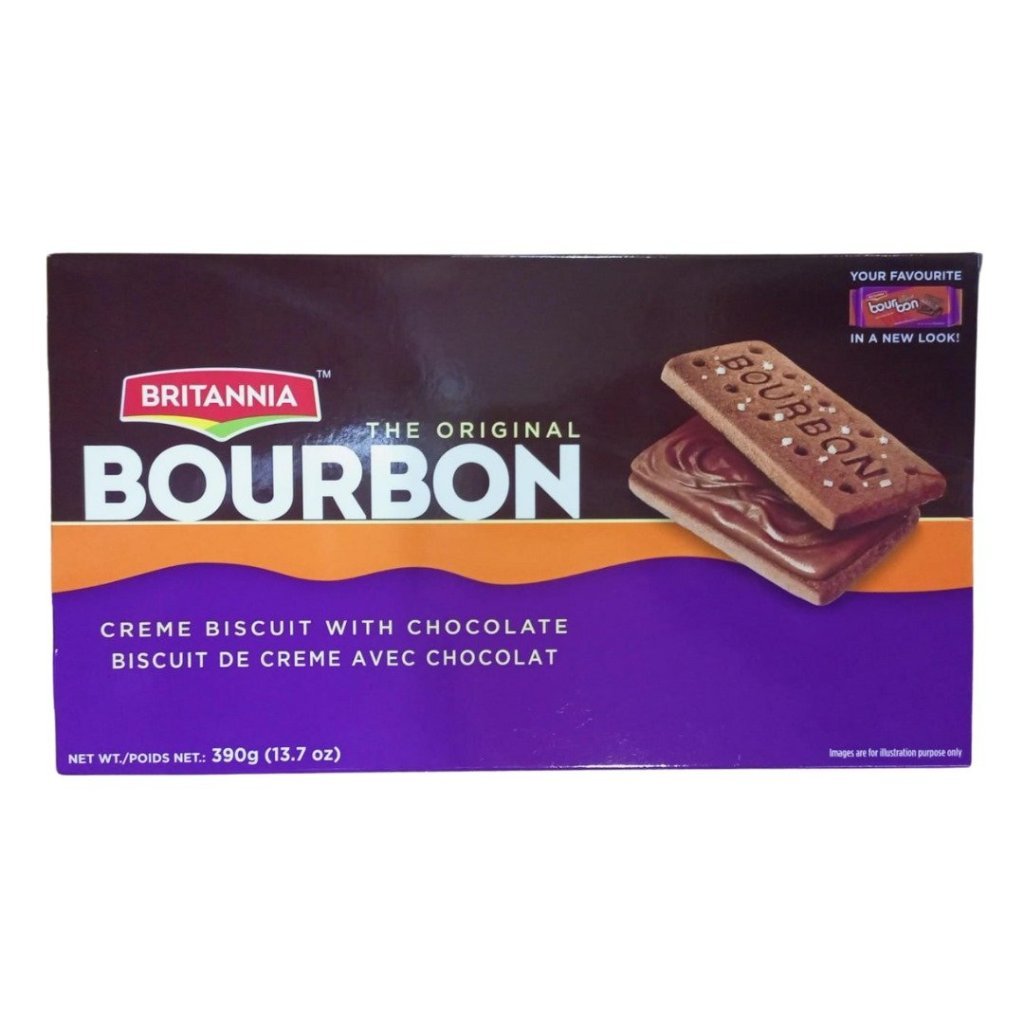 BRITANNIA BOURBON BISCUITS 390GM