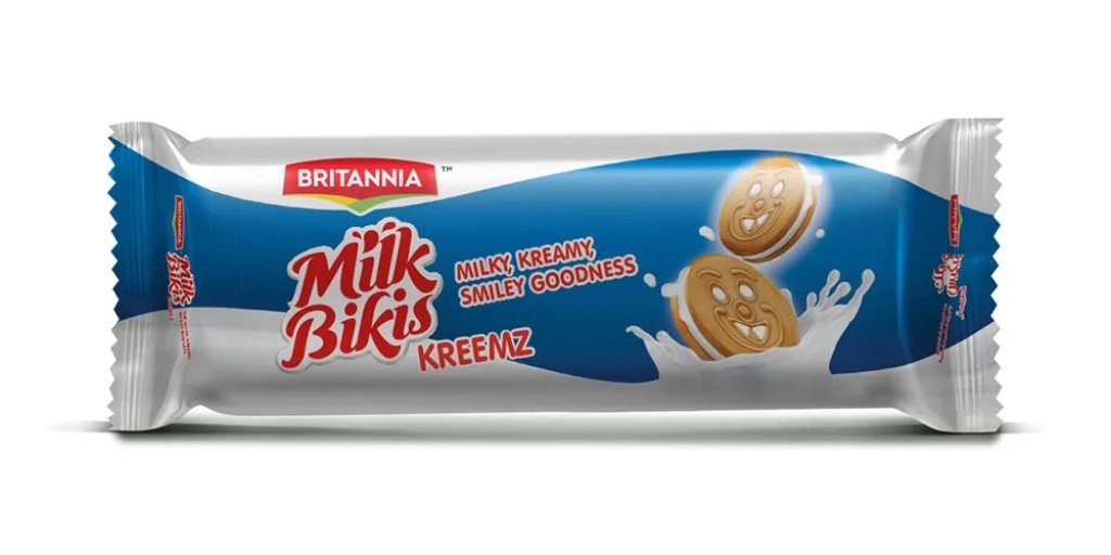 BRITANNIA MILKBIKIS CREAM BISCUITS 100GM