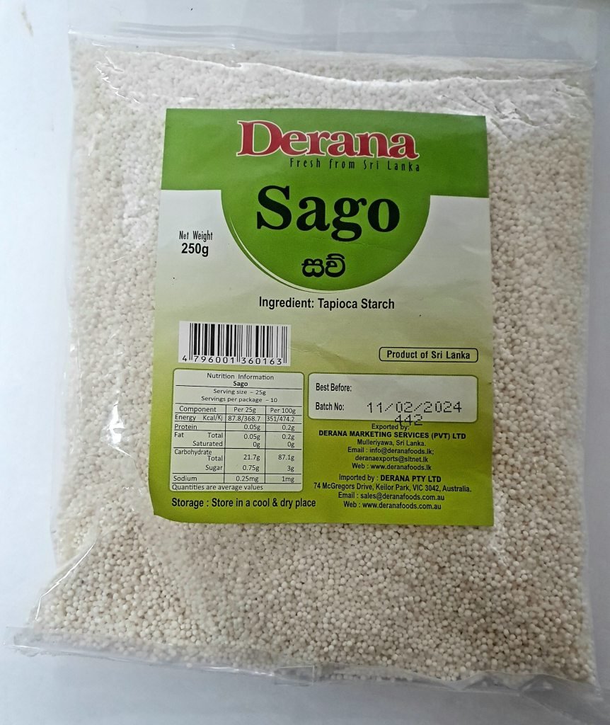 DERANA SAGO 250GM