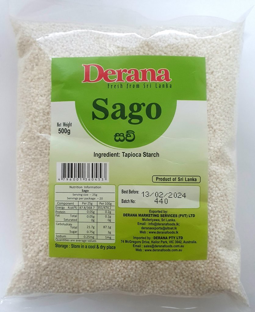 DERANA SAGO 500GM