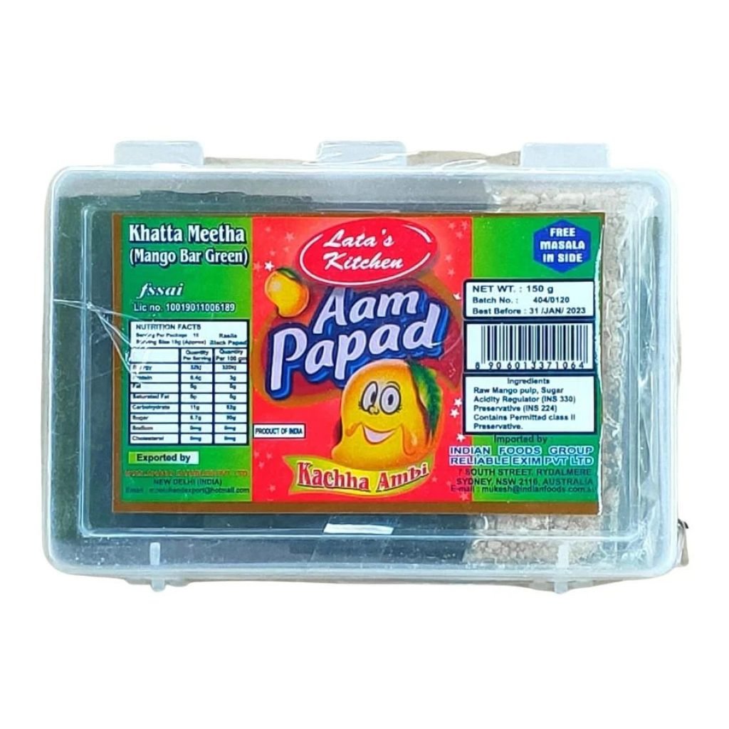 LATA KITCHEN GREEN AAM PAPAD 150GM