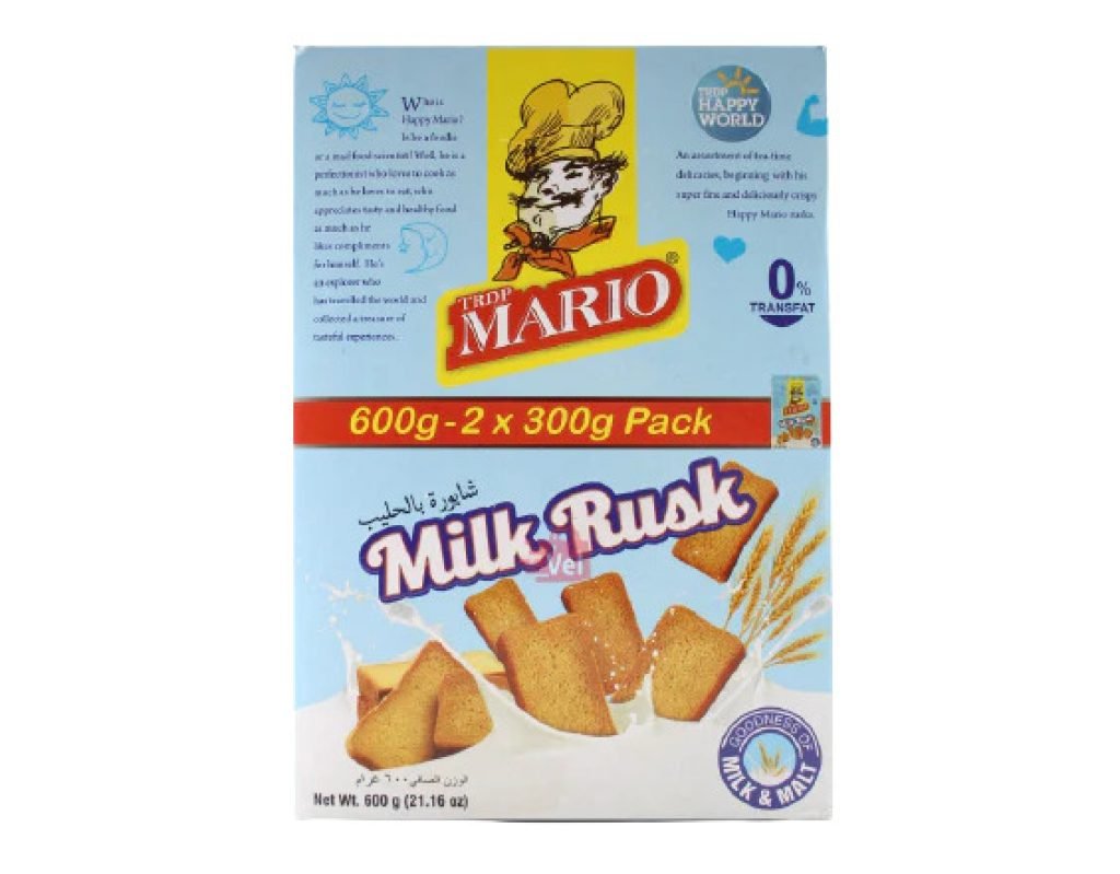 MARIO MILK RUSK 600GM