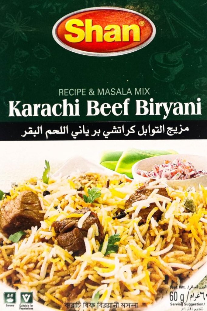 SHAN KARACHI BEEF BIRYANI 60GM